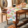 ANOTION Easter Table Runner, Table Runner 72 Inches Long, Easter