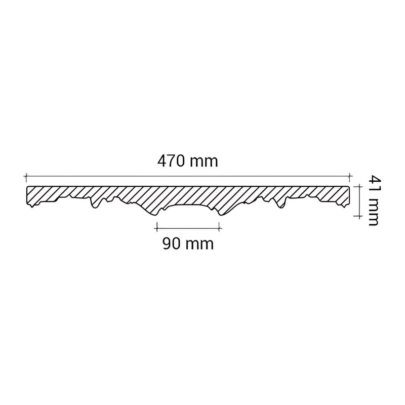 PROFHOME 156020 Rococo Ceiling Element Baroque Style Diameter 47.0 cm