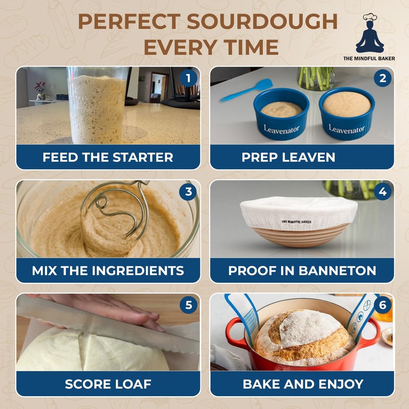 The Mindful Baker Sourdough Starter Kit | Exclusive Leavenator &