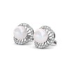 Cate & Chloe Nina Classic Pearl Stud Earrings, 18k White