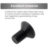 CLAHJQX 100 Pcs M3-0.5 x 4mm Flat Head Machine Screws,