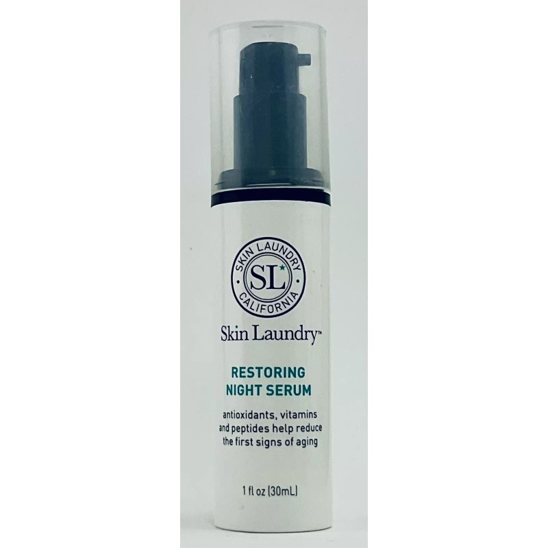 Skin Laundry Restoring Night Serum 1 oz 30ml Antioxidants Vitamins