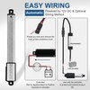 DC HOUSE Mini Electric Linear Actuator Stroke 4"–Force 4.5 lbs–12V