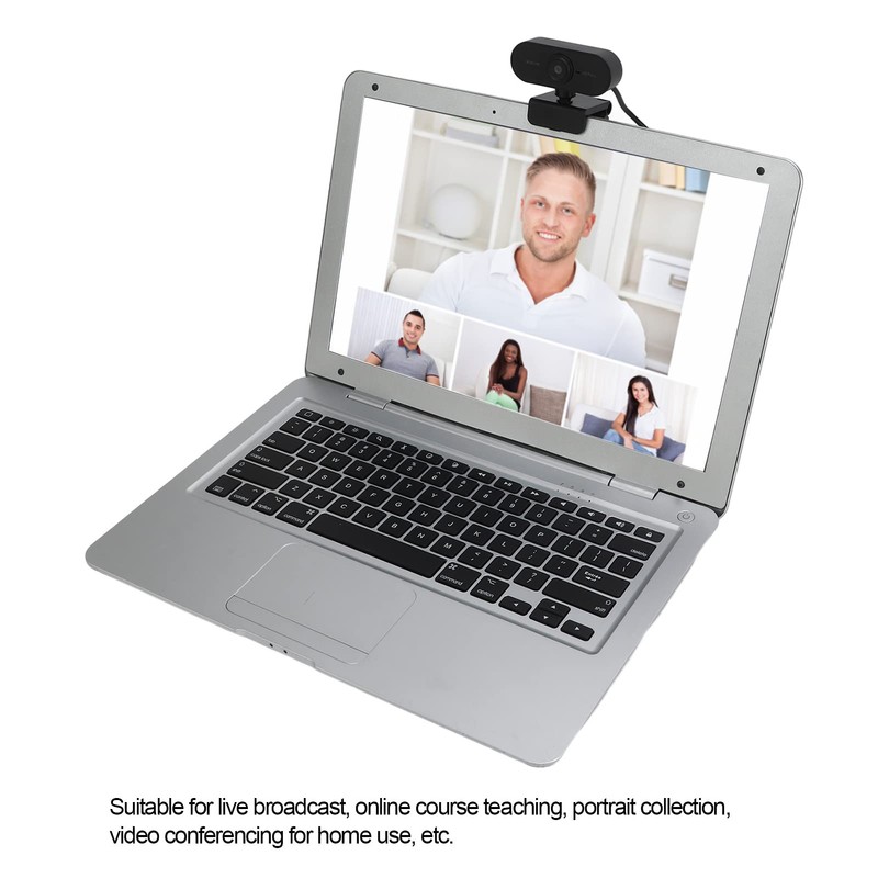 1080P Computer Camera, HD Webcam with Noise Reduction Microphone, USB2.0