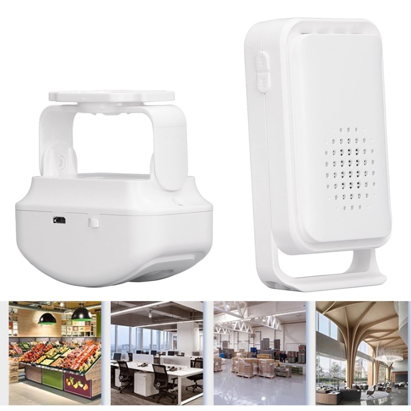 Wireless Welcome Doorbell Motion Sensor Door Entry Bell Infrared Detector