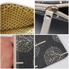 SUMAJU 2 Pcs Canvas Cosmetic Bag, Multi-Function Small Zipper Pouch