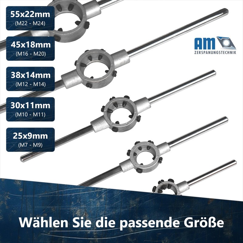 AM-Zerspanungstechnik Die Holder | PRO Thread Die Holder DIN225 |