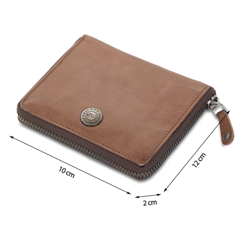 Cas8 Men's Wallets, graphite, Retro