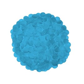 Bright Blue Paper Confetti, 2.5cm diameter, 10 grams (2 pack)