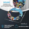 SANILO Wooden Toilet Seat with Soft Close [ROUND] - Decorative,
