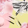 Pack of 60 Micro Eyebrow Brushes, Eyelash Brush with Cap,