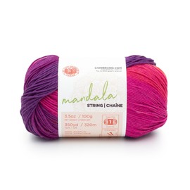Lion Brand Yarn Mandala String Yarn, Beats