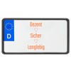 License Plate Holder 255 x 130 Light Motorcycle License Plate