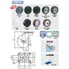 UeCaster S Series SG Type Universal Caster Nylon Car Wheel