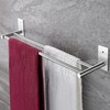 Taozun 24-Inch Bathroom Towel Bar Self Adhesive Double Towel Rack