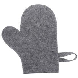 Healvian Thermal Gloves Men Insulated Felt Sauna Gloves Heat Protecting Mitten for Shower Sauna Bathing