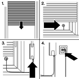 HOMEPILOT - Sonnensensor 1,5 Meter | Passend für RolloTron Gurtwickler und Zeitschaltuhren | Automatische, helligkeitsabhängige Rollladensteuerung