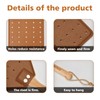 SAMEBUTECO Heavy-Duty Leather Fly Swatter Set: 1 Grey & 1