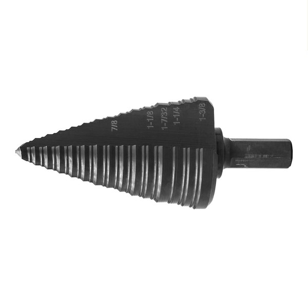 Greenlee GSB12 1-3/8" Step Bit (#12) Metal Cutter with Patented