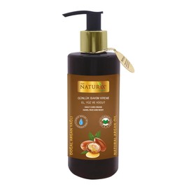 Hand Face and Body Cream with Argan Oil 8.45 Oz | Nourishing Care Normal to Dry Skin Lotion | Intensive Moisturizer Cream