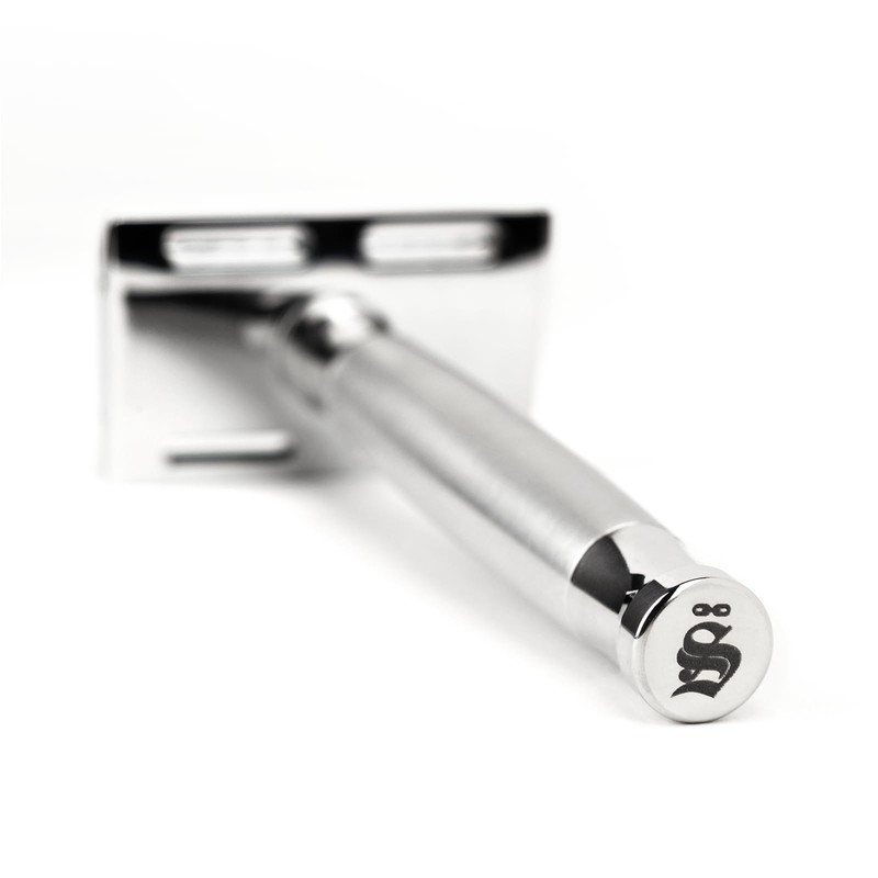Störtebekker® Solingen Premium Safety Razor with Steel Handle Matte Silver