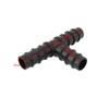 Briny River 4pcs Tee Hose Joiner Pipe Hose Pipe T-Shaped