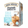 JAVA HOUSE French Vanilla Latte Cold Brew Coffee Pods, (12