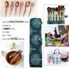 Busnos bamboo Utensils for Eating Reusable wooden travel flatware set