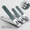 [ BorongPro ] Professional 10-in-1 Stainless Steel Nail Clipper Set
