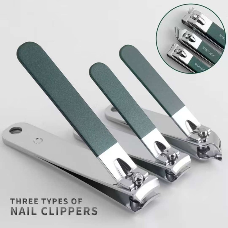 [ BorongPro ] Professional 10-in-1 Stainless Steel Nail Clipper Set