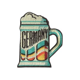 Vagabond Heart Germany Iron On Patch - Germany Souvenir - Germany Gift