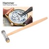 Watch Repairing Hammer Wooden Handle Dual Head Professional Processing Hammer