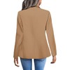 Khaki Blazers Jacket for Women 2024 Spring Summer Casual Blazer