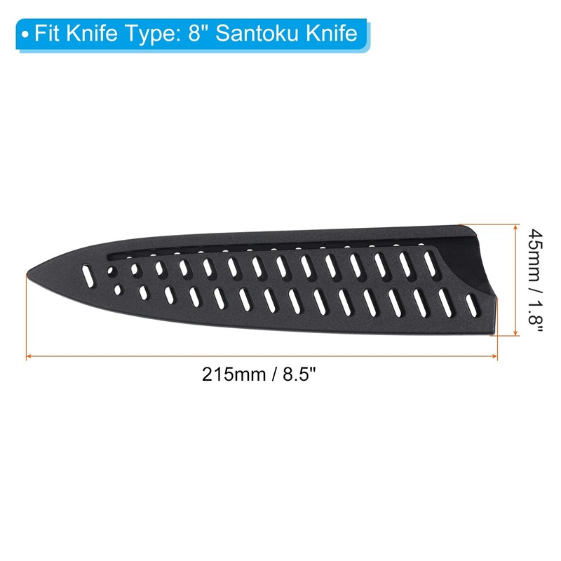 PATIKIL PP Safety Knife Cover Sleeves for 8" Chef Knife,