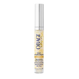 Crema en gel rejuvenecedora para ojos Obagi Daily Hydro Drops reduce la apariencia de las ojeras e ilumina, suaviza y deshincha los ojos al instante, 