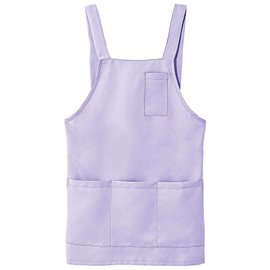 Anfamie Non-Iron Apron, Nursery, Nursing Care, Dental Hygienist, Men's, Women's, Large Size, Antistatic Processing, 9 Colors Available, lavender