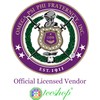 Omega Psi/Ψ Phi Da Bruhz License Plate Frame [Silver Standard