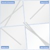 M METERXITY Pack of 10 Round Aluminum Rods, Diameter 2.5mm
