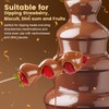 Chocolate Fountain Machine 4 Tiers Electric Chocolate Fondue Fountain Machine