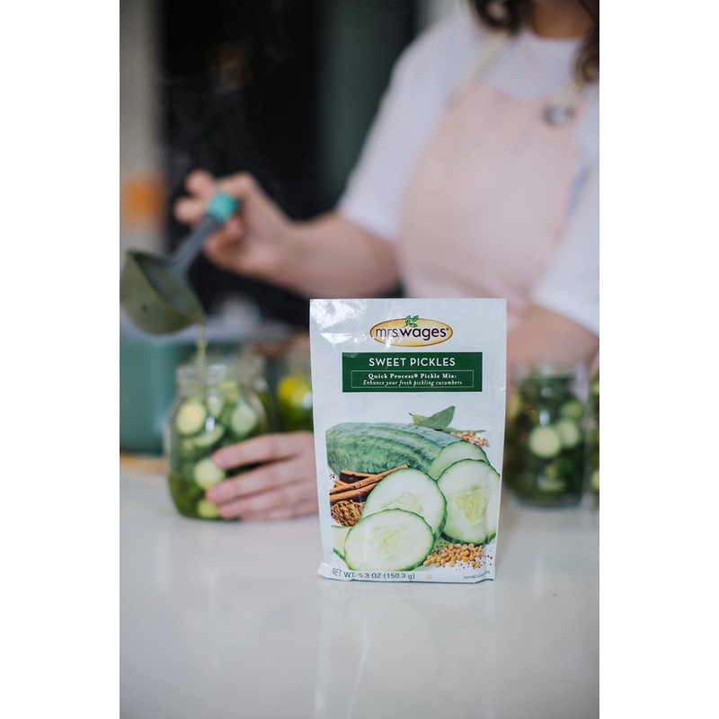 Mrs. Wages Sweet Pickles Quick Process Mix, Quick and Easy,