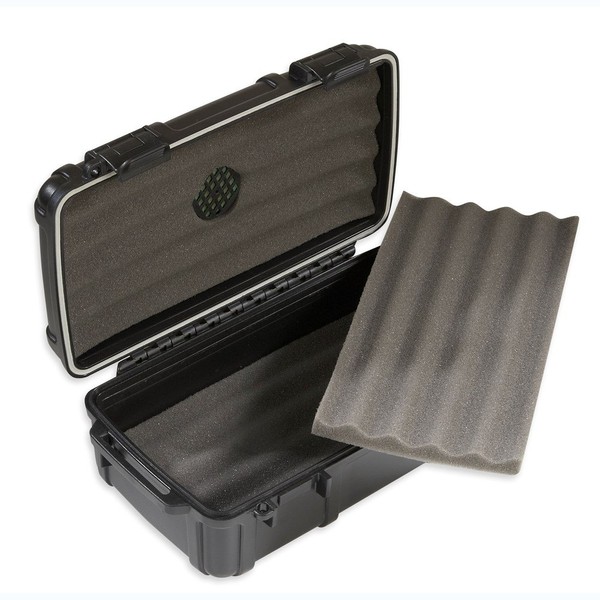 Herf-a-Dor Travel Humidor 10 Cigar Capacity - Durable, Airtight, Crushproof