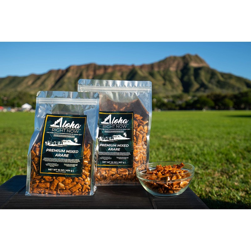 Aloha Right Now Premium Mixed Arare Rice Crackers Mochi Crunch