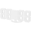 Lunartec Digital Wall Clock: Compact USB LED Table & Wall