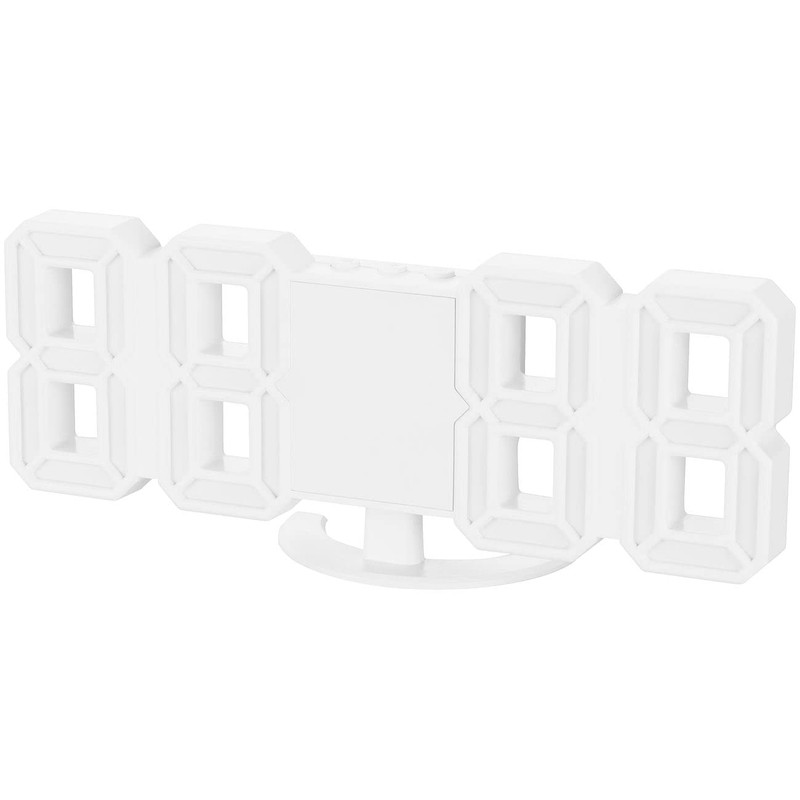 Lunartec Digital Wall Clock: Compact USB LED Table & Wall
