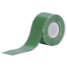 Hyuduo Industrial Duct Tape, 3 Meter Waterproof Dust Proof Silicone Self Fusing Self Adhesive Good Sealing 710PSI Tensile Strength Patch Tape for Water Pipe Hose Repairing(green)