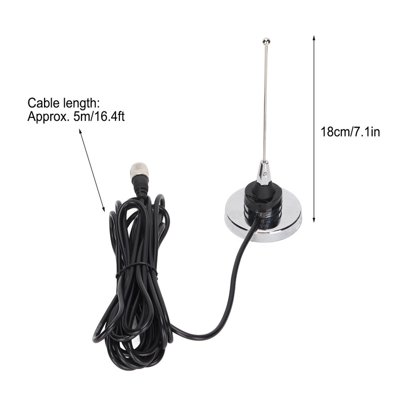 Magnetic Bracket Antenna Kit 400‑520MHz NMO Mount UHF Connector with