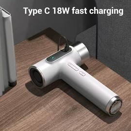 Secador de Cabello Inalámbrico 300W 100000RPM Recargable por USB 9 Velocidades 3 Temperaturas Ajustables Portátil para Dormitorio Viajes Exteriores   