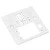 Sewing Machine Needle Plate Q235 Steel 7.8x7.7cm Straight Stitch Needle