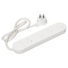 HPM Standard 4 Outlet Powerboard White