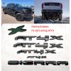 Auto 5PCS Grill Doors Rear Gloss Black AT4X OVERLAY Emblem